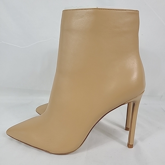 NEW Aldo Women's Yiader Faux Leather Stilleto Heel Ankle Boot Beige Sz 8.5 NIB - Picture 4 of 9